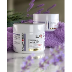 Scrub cu sare, lavandă și struguri  550g